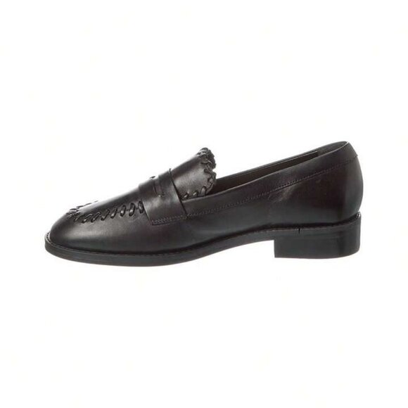 SCHUTZ Black Leather Loafers - Picture 3 of 11